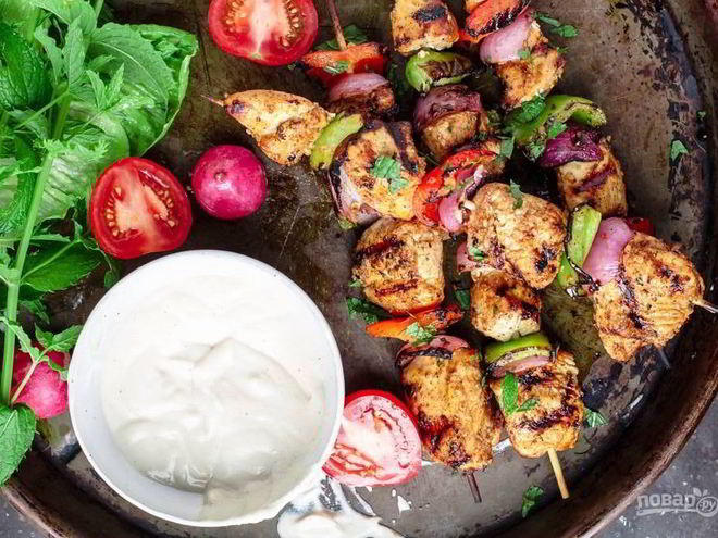 Рецепт шашлыка из курицы