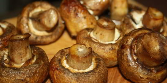 Шашлык из шампиньонов