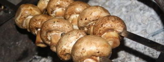 шашлык из шампиньонов. Шаг 3