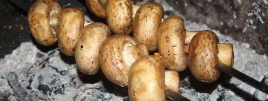 шашлык из шампиньонов. Шаг 4