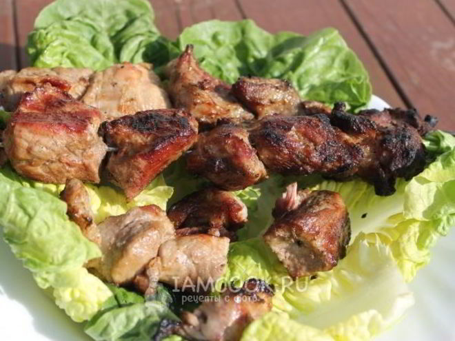 Рецепт шашлыка из свинины на минералке