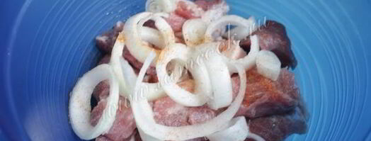 шашлык из свинины на минералке. Шаг 5