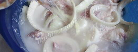 шашлык из свинины на минералке. Шаг 7