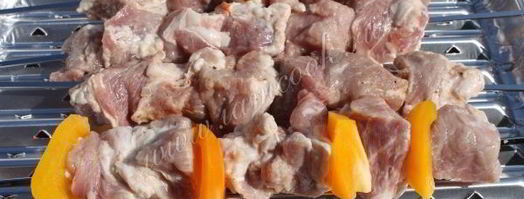 шашлык из свинины на минералке. Шаг 9
