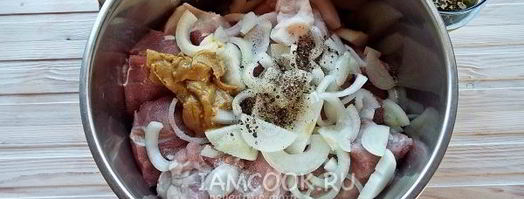 шашлык из свинины на пиве. Шаг 6