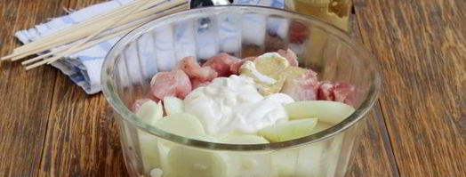 шашлык из свинины на шпажках в духовке. Шаг 5