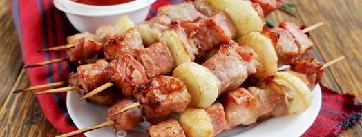 шашлык из свинины на шпажках в духовке. Шаг 8