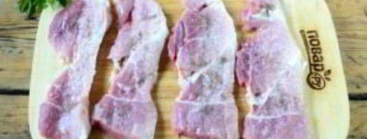 шашлык из свинины рулетиками. Шаг 2