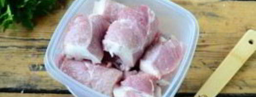 шашлык из свинины рулетиками. Шаг 4