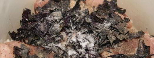 шашлык из свинины с базиликом. Шаг 3