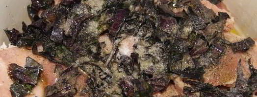 шашлык из свинины с базиликом. Шаг 4