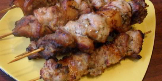 Шашлык из свинины в аэрогриле