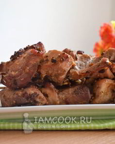 Шашлык из свинины в банке в духовке