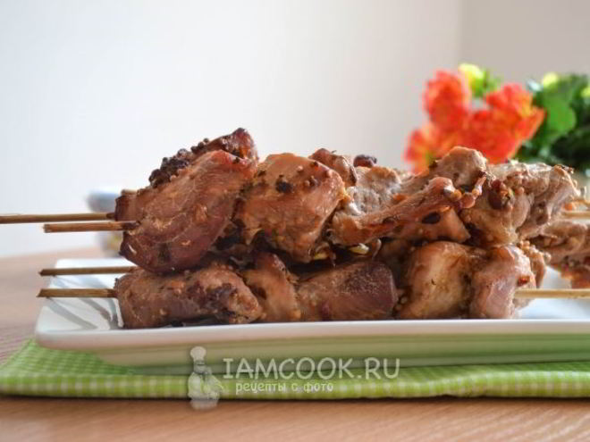 Рецепт шашлыка из свинины в банке в духовке
