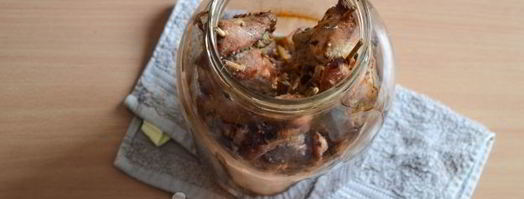 шашлык из свинины в банке в духовке. Шаг 12