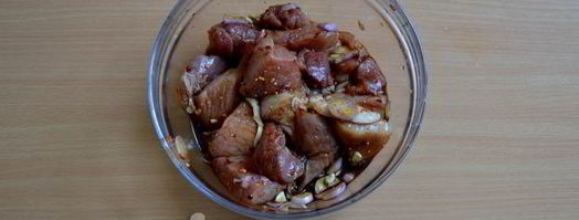 шашлык из свинины в банке в духовке. Шаг 6