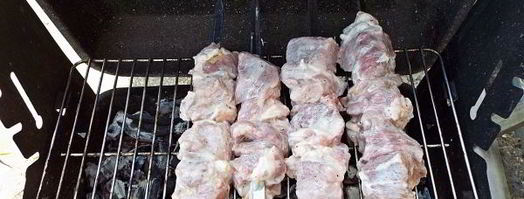 шашлык из свинины в кефире. Шаг 10