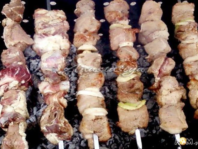 Рецепт шашлыка из свинины в пряном маринаде