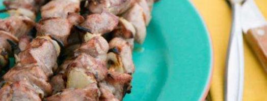 шашлык из свинины в вине. Шаг 7