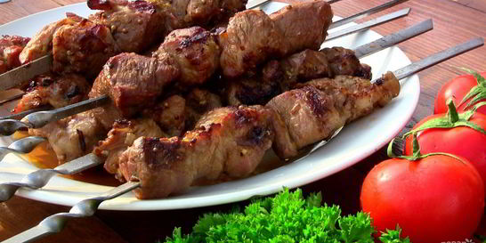 Шашлык на коньяке