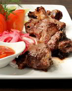 Шашлык на сковороде