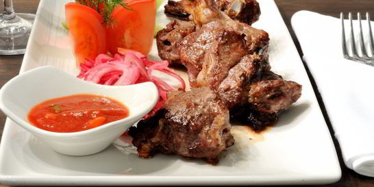 Шашлык на сковороде