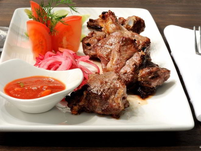 Рецепт шашлыка на сковороде