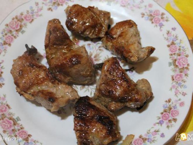Рецепт шашлыка на сковородке