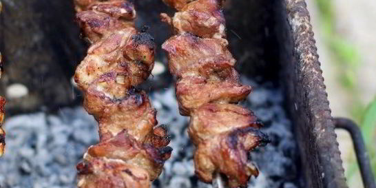 Шашлык по-кавказски из свинины