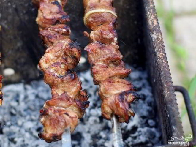 Рецепт шашлыка по-кавказски из свинины