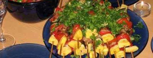 шашлык с овощами в духовке. Шаг 23