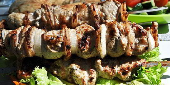 Шашлык в кефирном маринаде