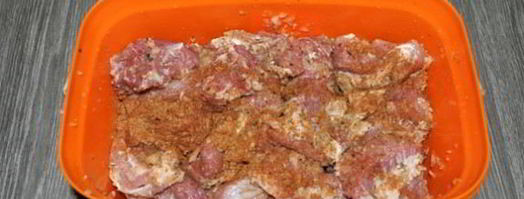 шашлык в кефирном маринаде. Шаг 3