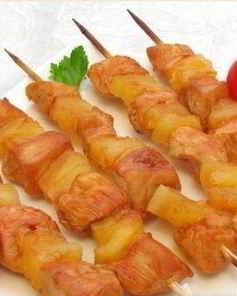 Шашлыки Домашние с куриным филе и помидорами