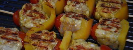 шашлыки из рубленного мяса с овощами. Шаг 6