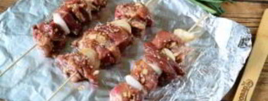 тайский шашлычок на шпажках. Шаг 5