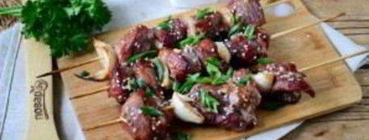 тайский шашлычок на шпажках. Шаг 7