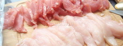 японские шашлычки якитори и бута кусияки. Шаг 3