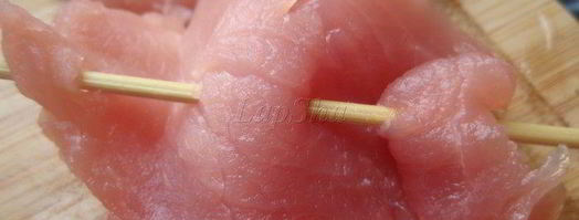 японские шашлычки якитори и бута кусияки. Шаг 5