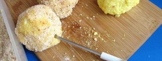 сицилийские аранчини — рисовые шарики. Шаг 16