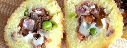 сицилийские аранчини — рисовые шарики. Шаг 20