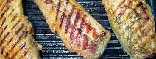 праздничный ужин из булгура с креветками и стейком. Шаг 12