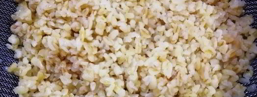 праздничный ужин из булгура с креветками и стейком. Шаг 3