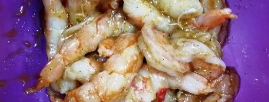 праздничный ужин из булгура с креветками и стейком. Шаг 7