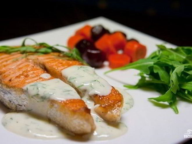 Рецепт соуса к стейку из семги