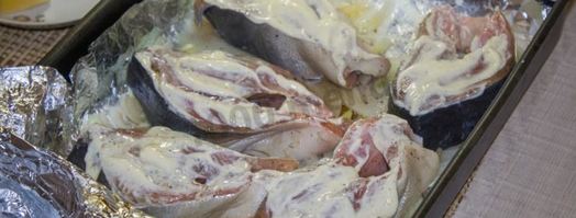 стейк из горбуши в духовке. Шаг 12