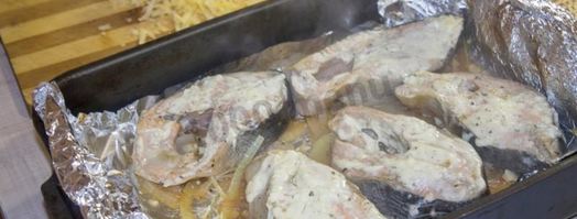 стейк из горбуши в духовке. Шаг 15