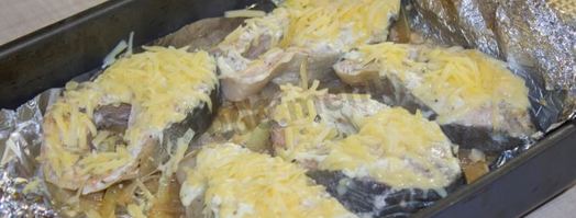 стейк из горбуши в духовке. Шаг 16