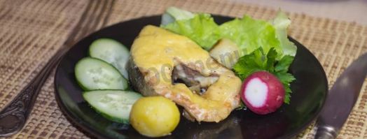 стейк из горбуши в духовке. Шаг 18