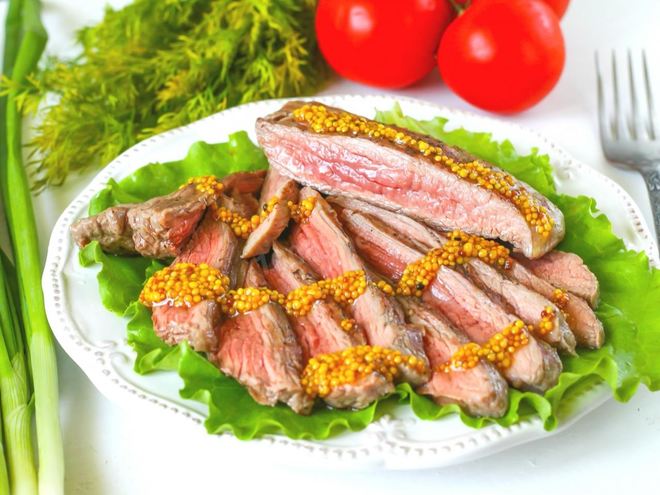 Рецепт стейка из говядины на гриле